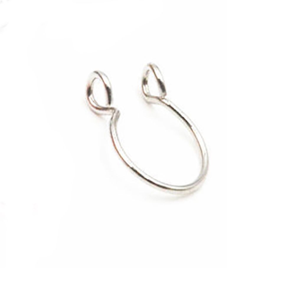 Men Accessories Ring - 女性男性用小さなヘリックス軟骨ピアスイヤリングノーズリングジュエリーボディピアスファッションアクセサリー