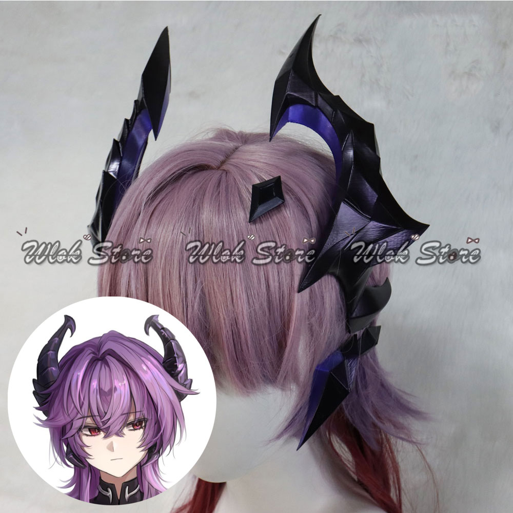 Men Accessories For Party - アニメゲーム原神インパクトデュリンコスプレ帽子 PLA 角小道具男性女性ハロウィンパーティーカーニバルロールプレイアクセサリー