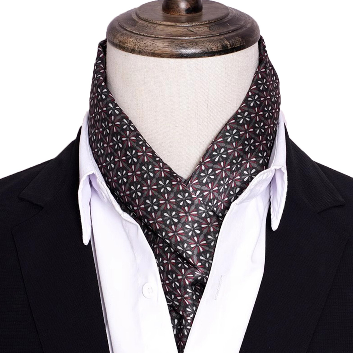 Men Accessories For Travel - 新作メンズストライプシルクスカーフ、売れ筋プレミアムシャツネックスカーフ、ファッショナブルなアクセサリー、2026年新作FEIMANYUAN