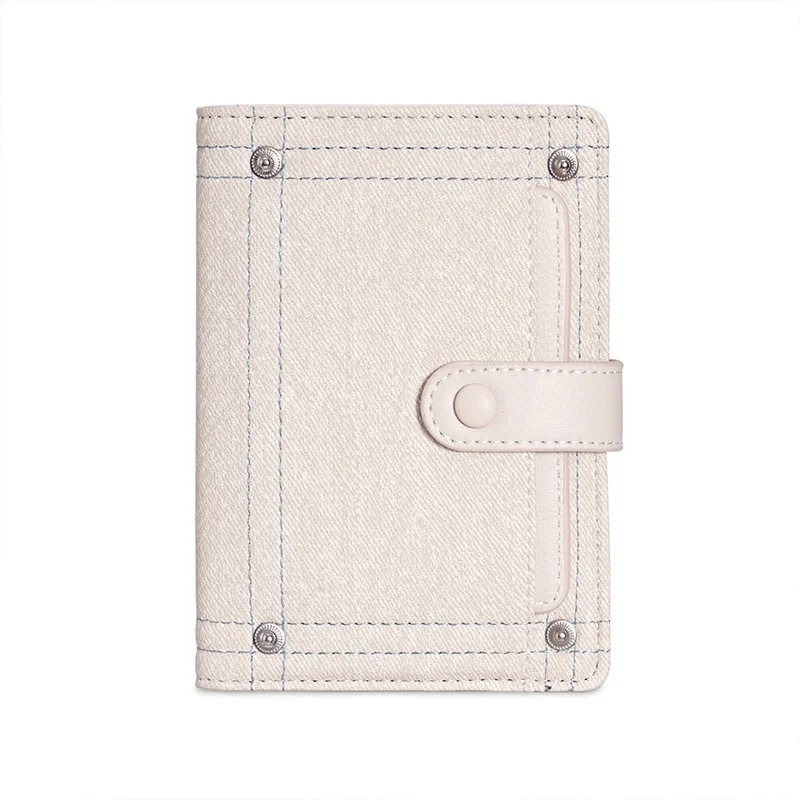 Travel Organizer Men - ヴィンテージ レディース ブルー パスポートカバー ウォレット 旅行用