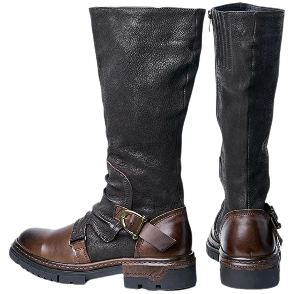 Men Accessories Style - メンズ中世レトロ人工PUレザーシューズ中世アンクルブーツビクトリア朝ルネッサンスブーツコスプレシューズ
