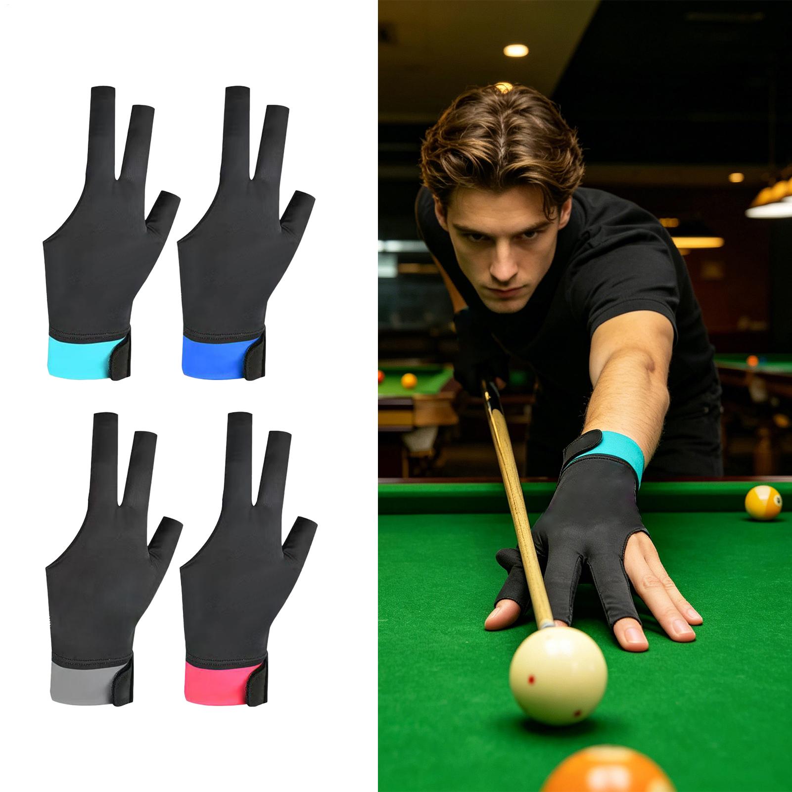 Men Accessories For Hand - プールグローブ 3本指滑り止めスポーツアクセサリー ビリヤードプールハンドキューグローブ 大人男性初心者向け ホールトーナメントゲームルーム用