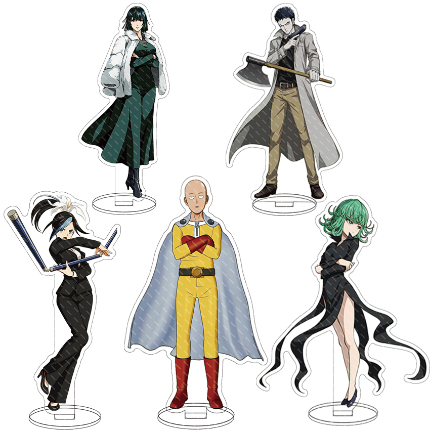 Men Accessories To Gift - 16CM アニメアクリルスタンド ワンパンマン サイタマ タツマキ ゲノス