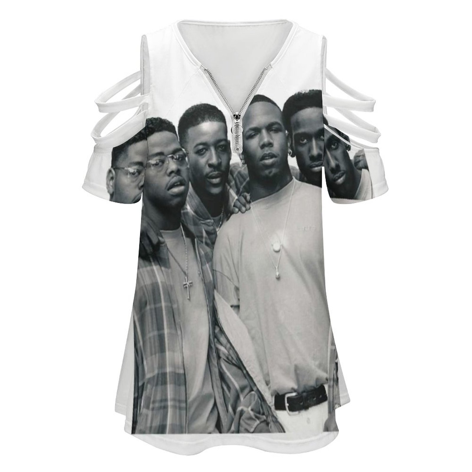 Boys ii-女性用半袖ジップシャツ,80年代,90年代, - Men'S Accessories In The 80S のレビューと価格