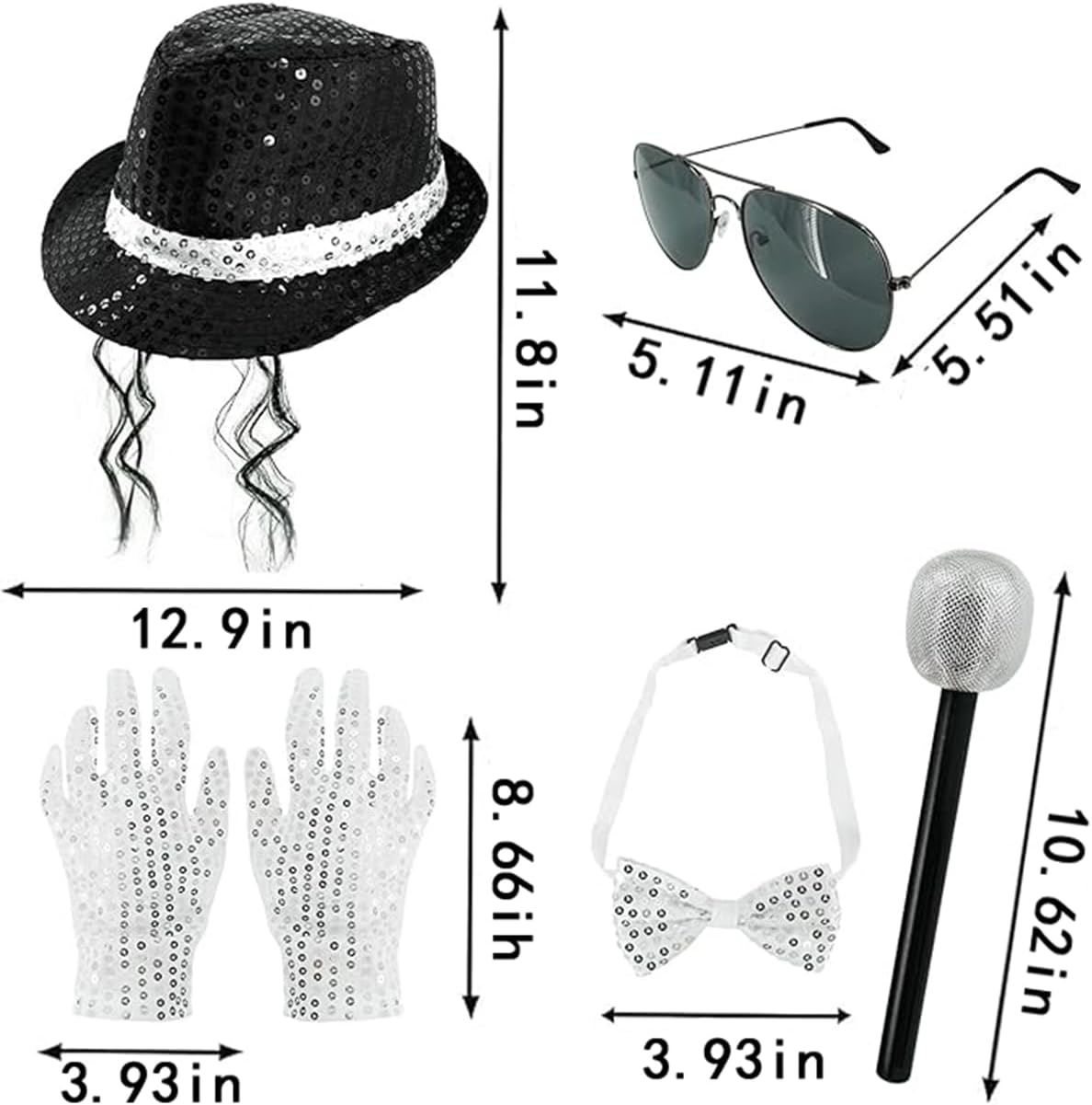 メンズダンススターコスチュームハロウィン80年代90年代ポッ - Men'S Accessories In The 80S のレビューと価格
