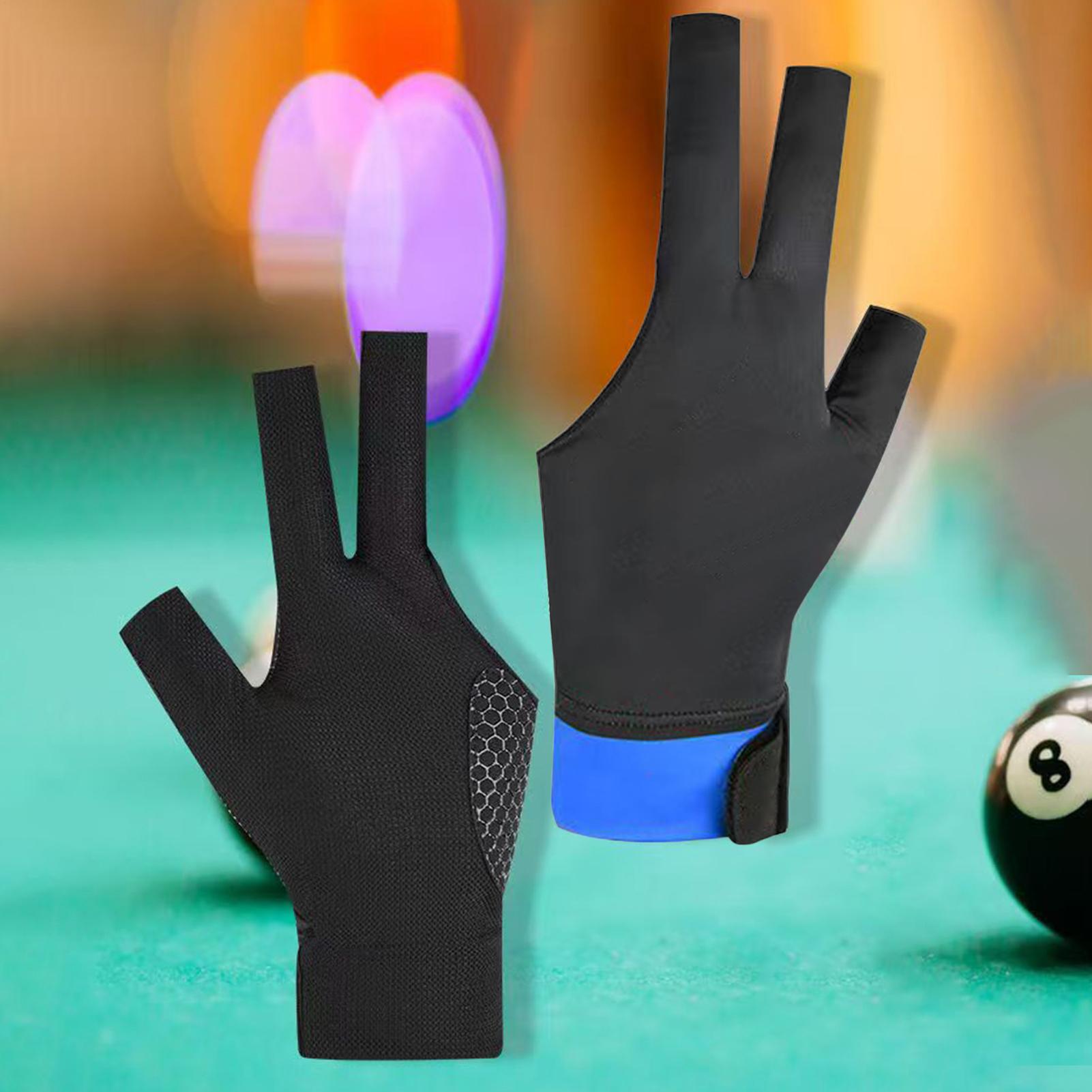 プールグローブ 左手用 3本指 左手用 速乾性 ビリヤードア - Men Accessories For Hand のレビューと価格