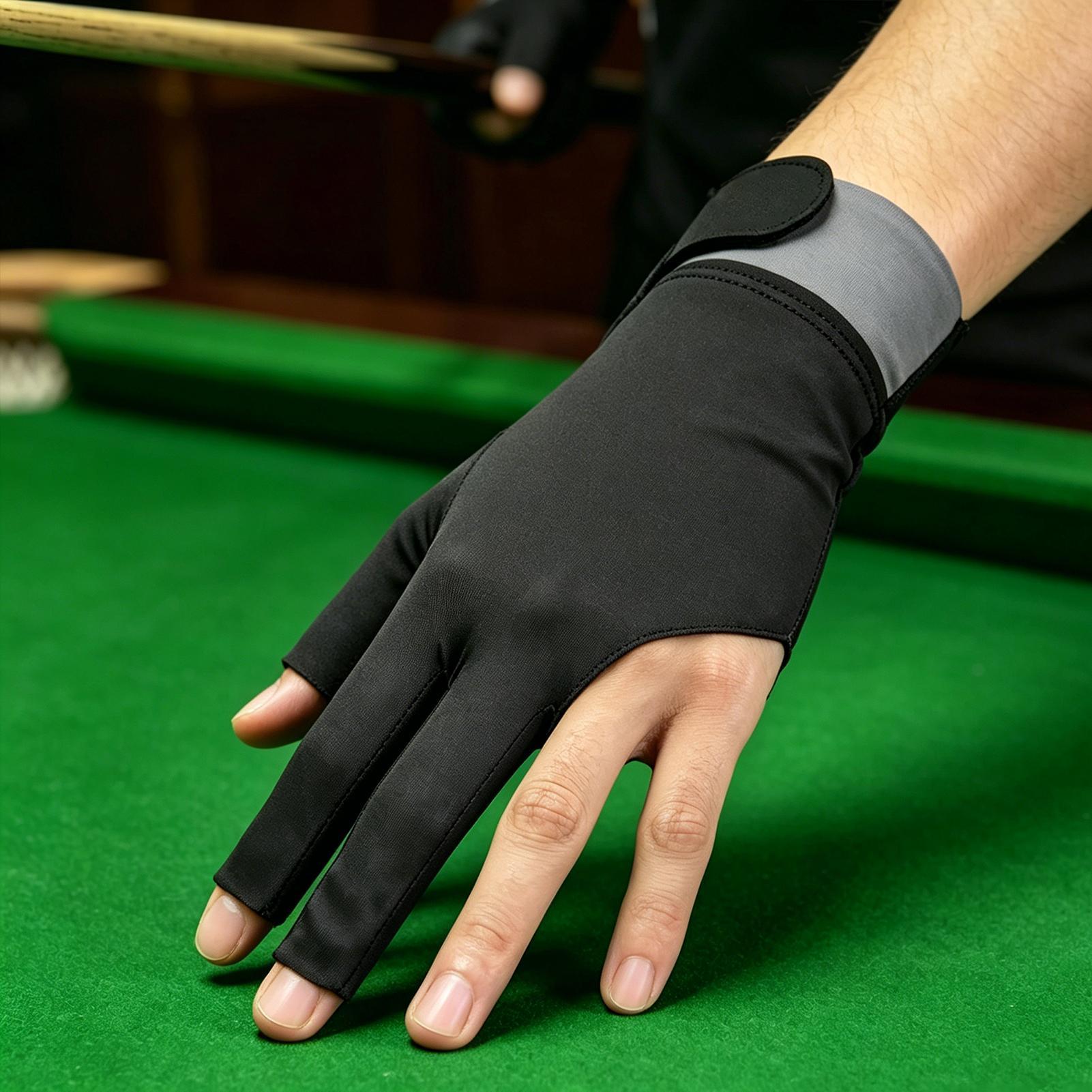 プールグローブ左手用通気性3本指ビリヤードアクセサリー軽量プ - Men Accessories For Hand のレビューと価格