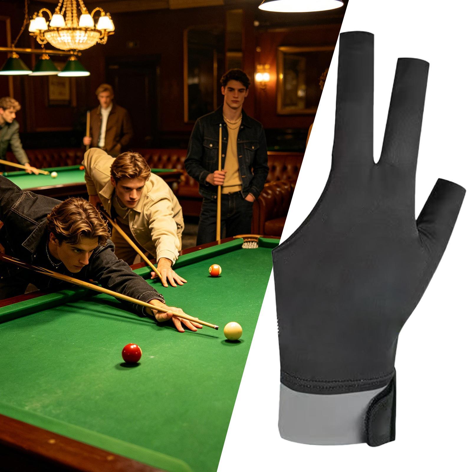 プールグローブ左手用通気性3本指ビリヤードアクセサリー軽量プ - Men Accessories For Hand のレビューと価格