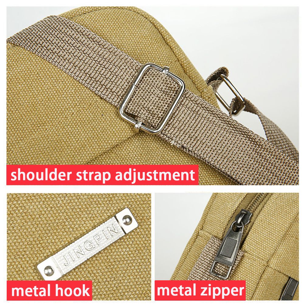 新しいスタイルカジュアルキャンバスメンズバッグショルダーメッ - Men'S Accessories Backpack のレビューと価格