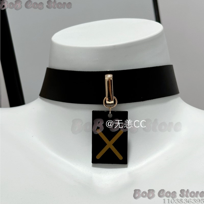 9S チョーカーゲーム Nie コスプレ衣装黒ネックレスアク - Men Accessories For Party のレビューと価格