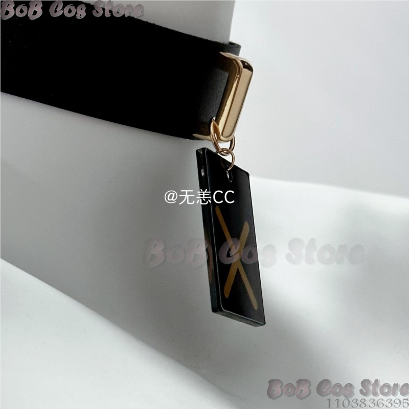 9S チョーカーゲーム Nie コスプレ衣装黒ネックレスアク - Men Accessories For Party のレビューと価格