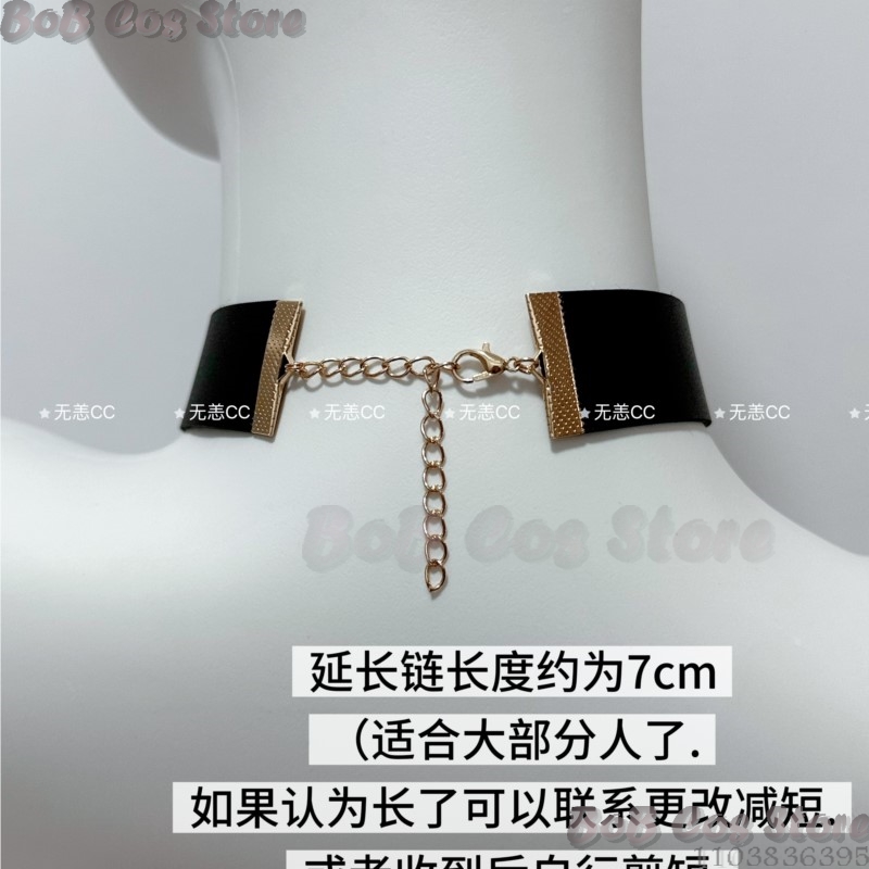 9S チョーカーゲーム Nie コスプレ衣装黒ネックレスアク - Men Accessories For Party のレビューと価格
