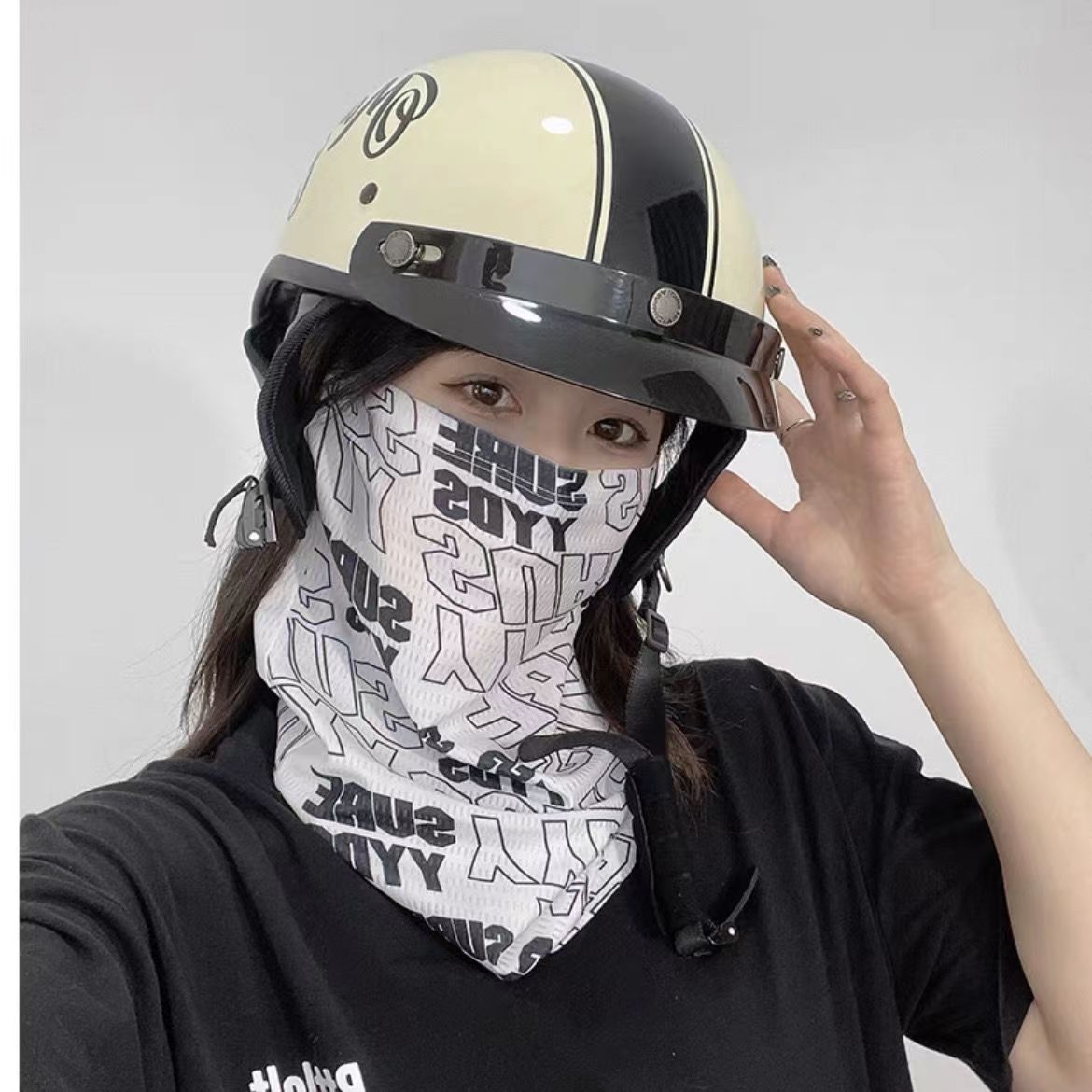 ファッション日焼け止めマスク男性女性夏の顔首 UV 保護耳ス - Men Accessories Ring のレビューと価格