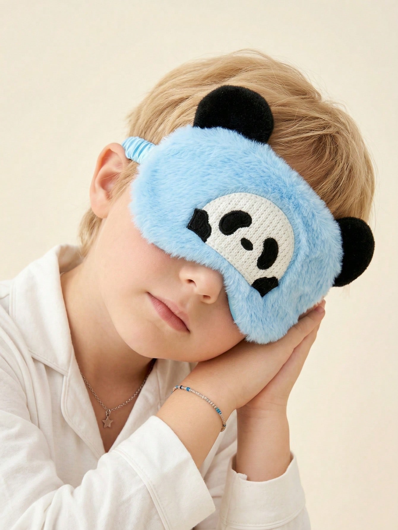1pc 14-16Y ぬいぐるみパンダスリープアイマスクソフ - Men'S Mens Accessories のレビューと価格