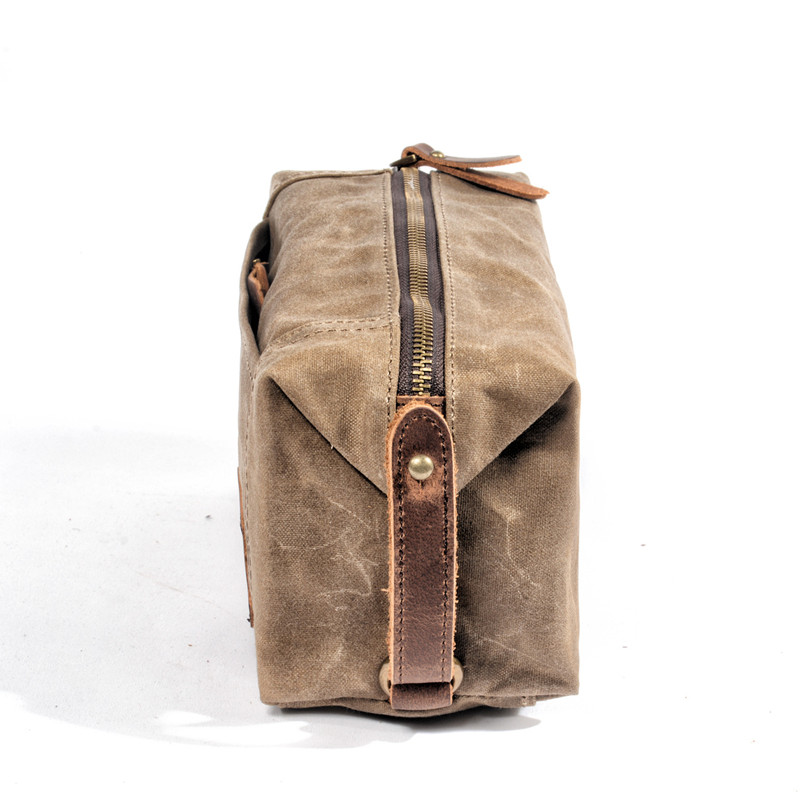 メンズワックスキャンバストラベルクラッチ,収納財布,シェービ - Travel Organizer Men のレビューと価格