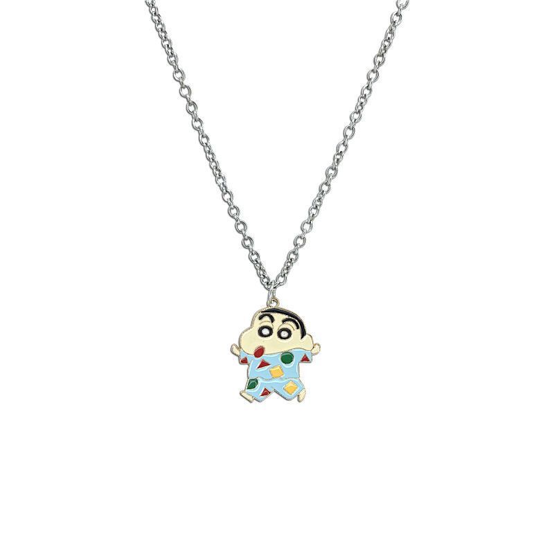 クレヨンしんちゃん漫画ネックレス、かわいい和風、親友、カップ - Men Accessories Style のレビューと価格