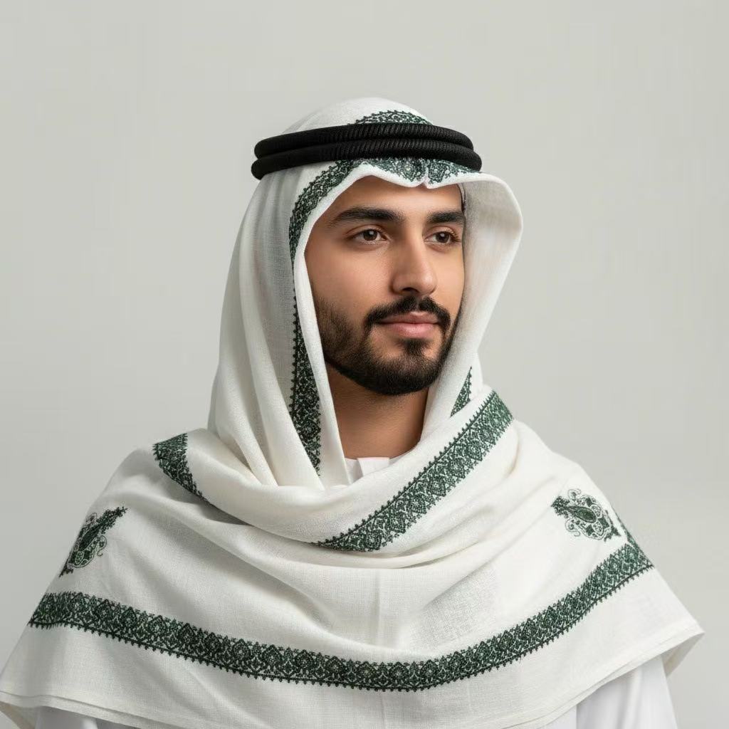 イスラム教徒の男性用ヘッドスカーフ、スカーフ、ヘッドバンド、 - Men'S Mens Accessories のレビューと価格