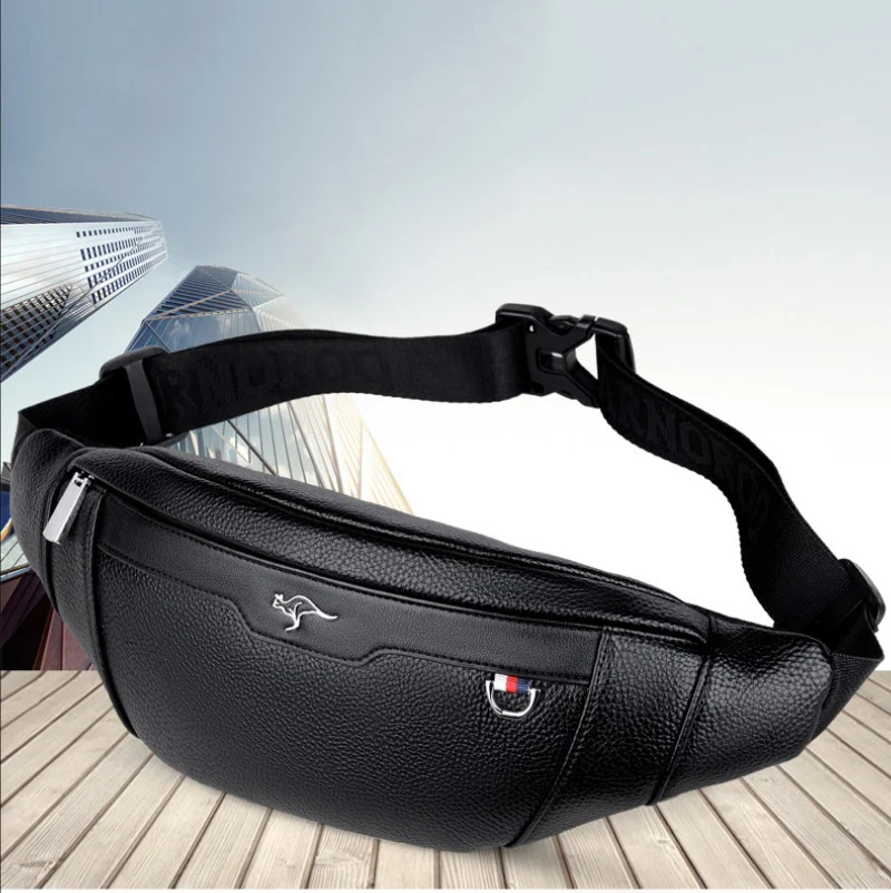 ビジネスレザーウエストバッグ多機能ワークアウト旅行ランニング - Men Accessories For Travel のレビューと価格