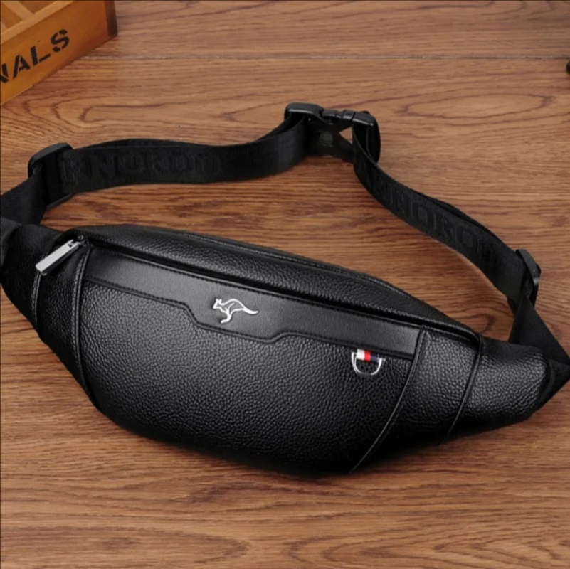 ビジネスレザーウエストバッグ多機能ワークアウト旅行ランニング - Men Accessories For Travel のレビューと価格
