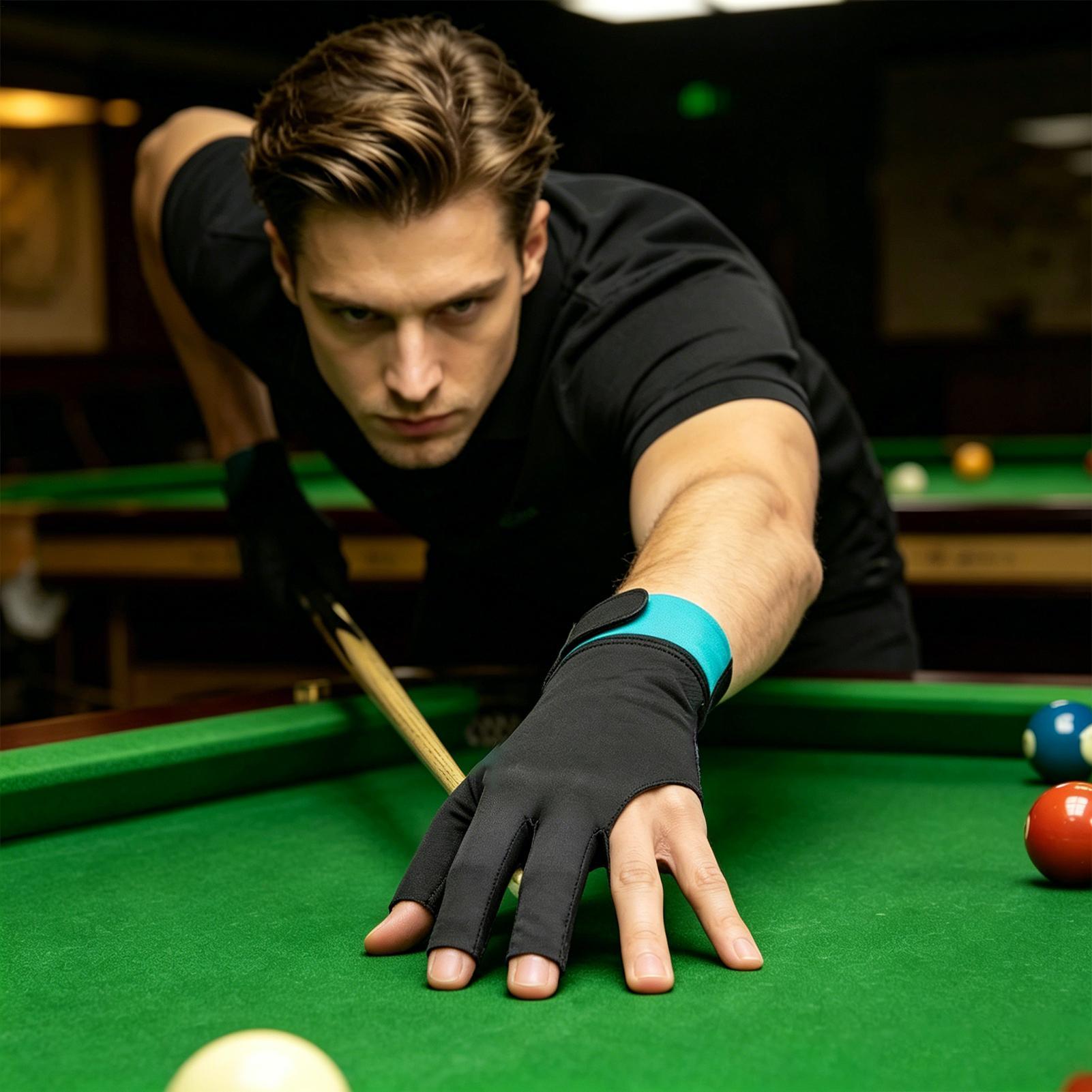 プールグローブ 3本指滑り止めスポーツアクセサリー ビリヤー - Men Accessories For Hand のレビューと価格