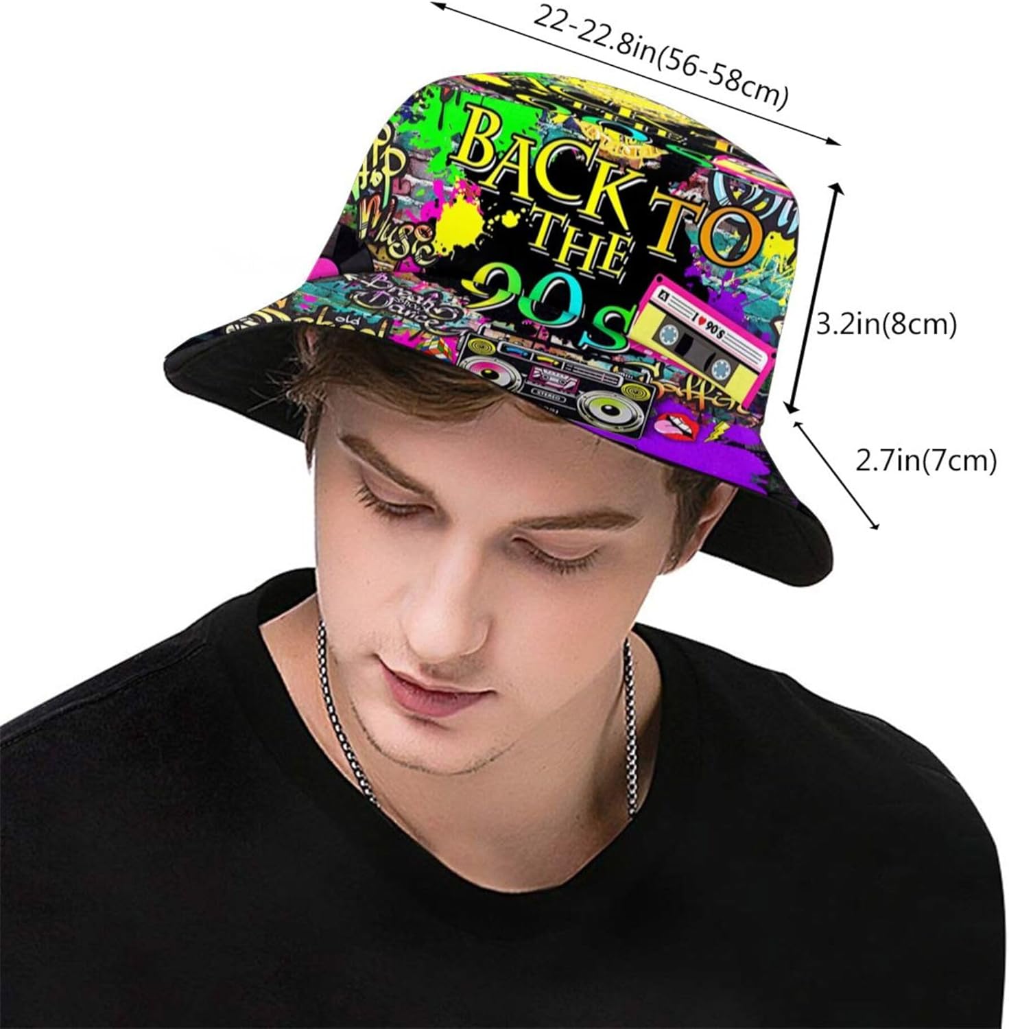 ファッションレトロ 80S 90S バケットハット メンズ  - Men'S Accessories In The 80S のレビューと価格