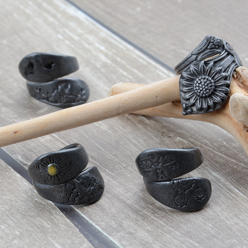 DIYアクセサリー Amazon越境販売 レトロ メンズ＆レ - Men Accessories Ring のレビューと価格