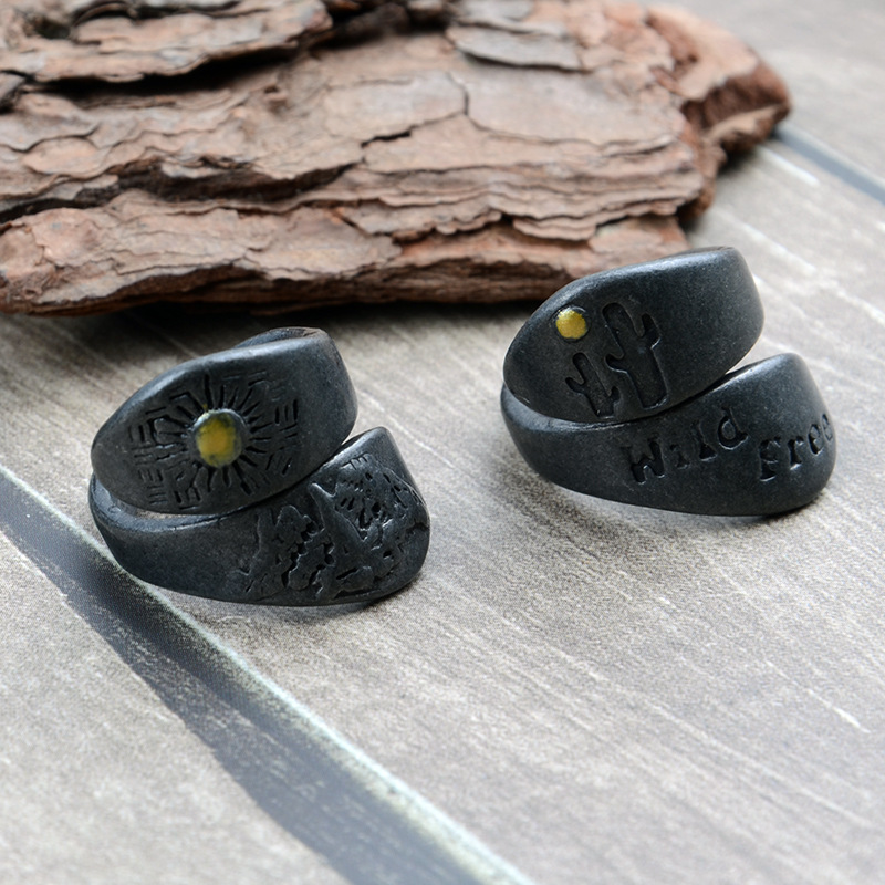DIYアクセサリー Amazon越境販売 レトロ メンズ＆レ - Men Accessories Ring のレビューと価格
