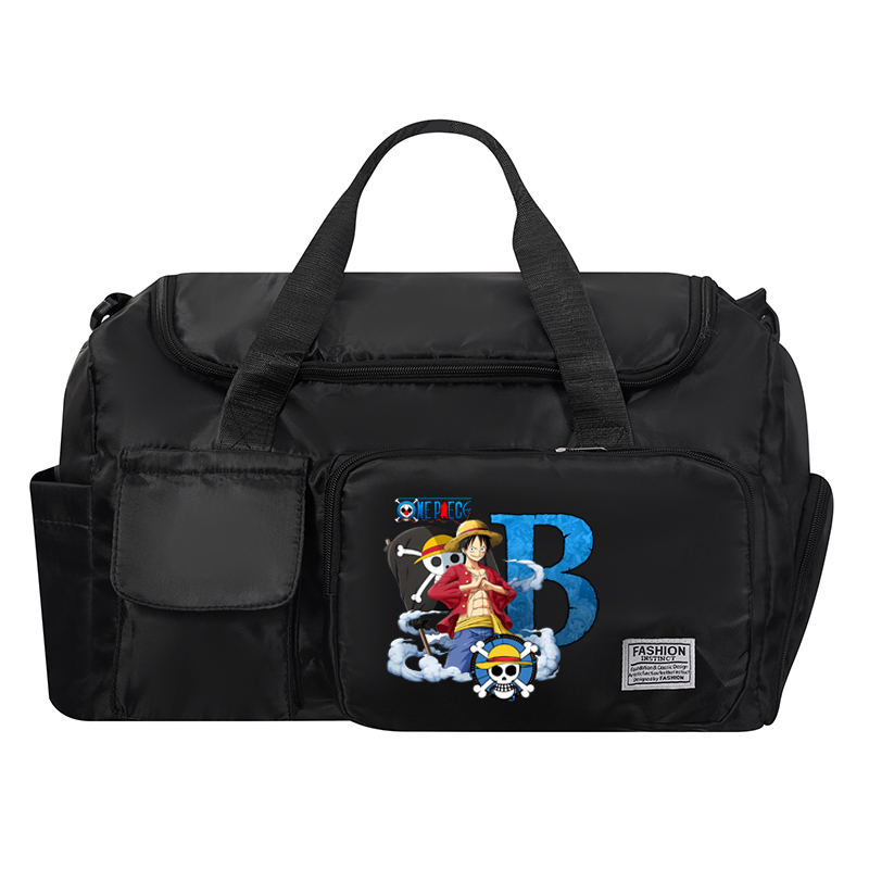 ワンピース男性女性旅行バッグアニメ A-Z 文字プリント防水 - Men Accessories For Travel のレビューと価格
