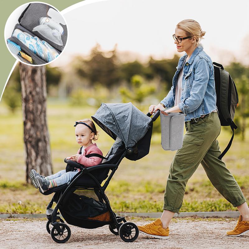 ボトル用の小さな折りたたみ式おむつバッグ,ポータブル,保育園 - Travel Organizer Men のレビューと価格