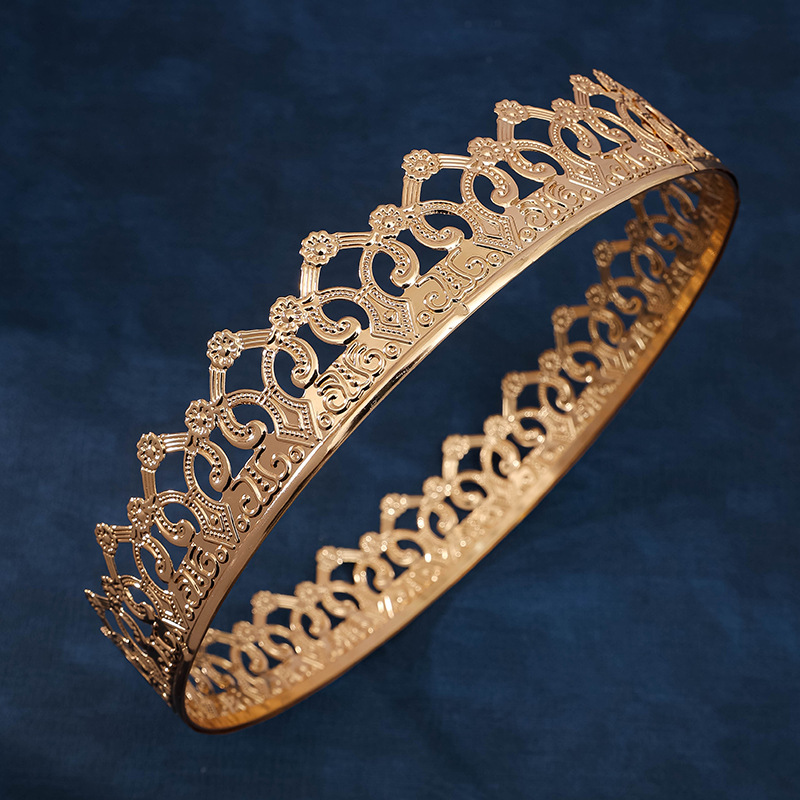 ロイヤルキングクイーンクラウン男性/女性用メタルプリンスクラ - Men Accessories For Party のレビューと価格