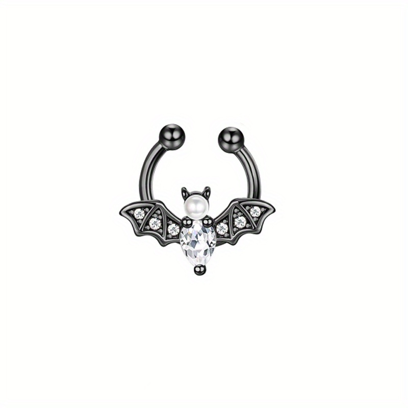 EVISPOL かわいいハロウィンバットフェイクセプタムリン - Men Accessories Ring のレビューと価格
