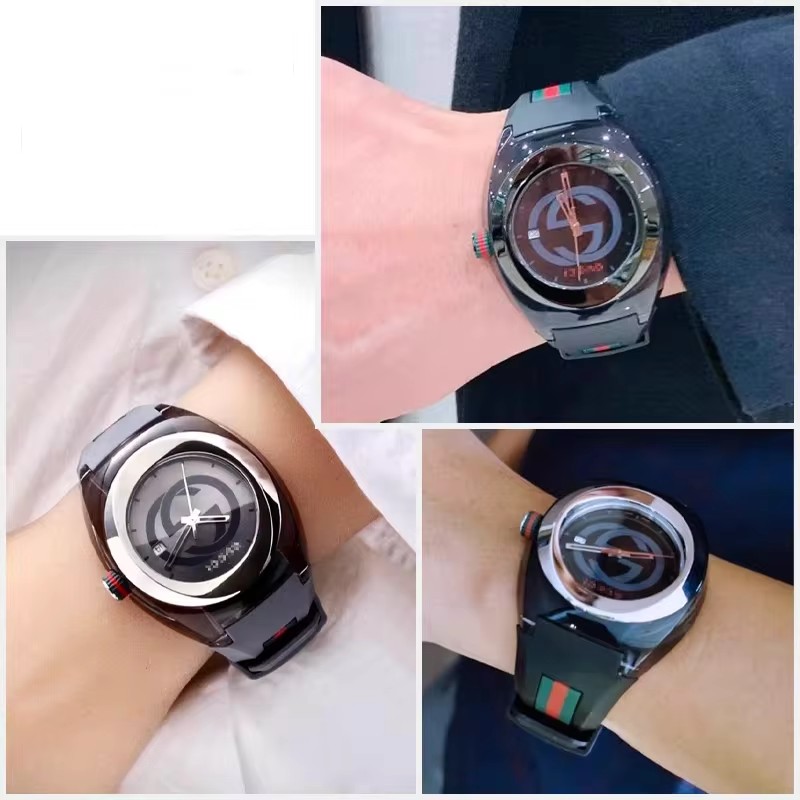 グッチ YA137/YA137107A ラバー時計アクセサリ - Men'S Accessories Gucci のレビューと価格