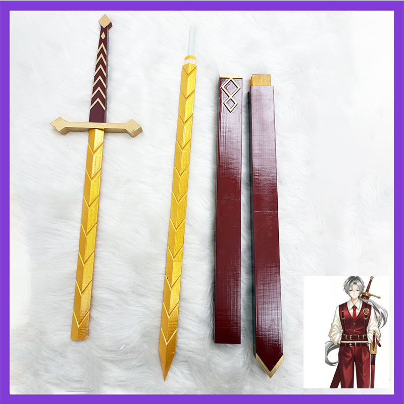 ゲームリンバスカンパニールシオコスプレ小道具ストレートソード - Men Accessories For Party のレビューと価格