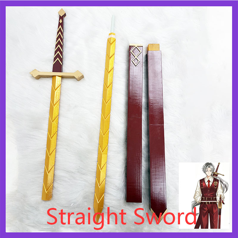 ゲームリンバスカンパニールシオコスプレ小道具ストレートソード - Men Accessories For Party のレビューと価格